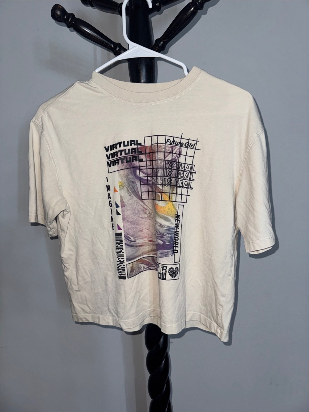 Graphic Abstract Print T-shirt 34.T